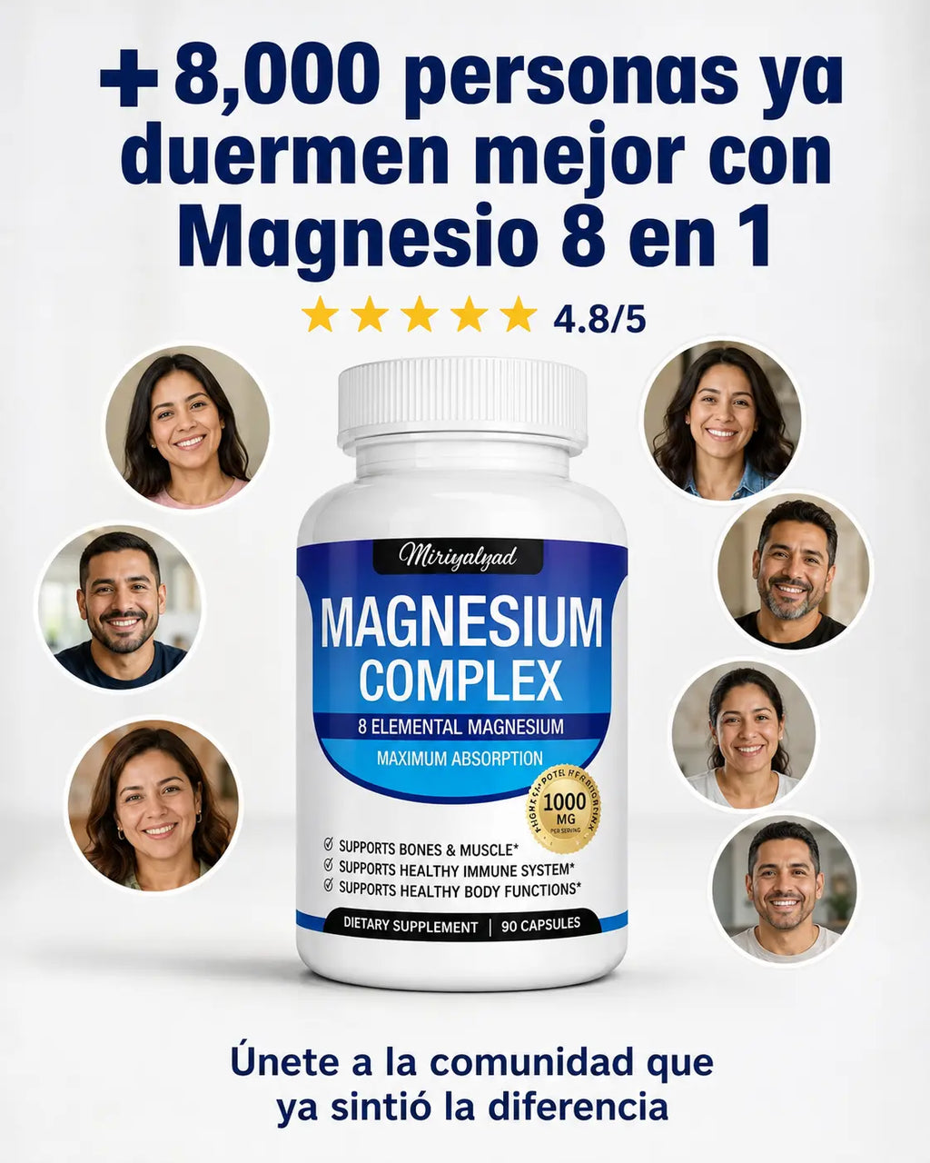 Magnesium 8-in-1 – Support for Muscles, Energy, and Well-being