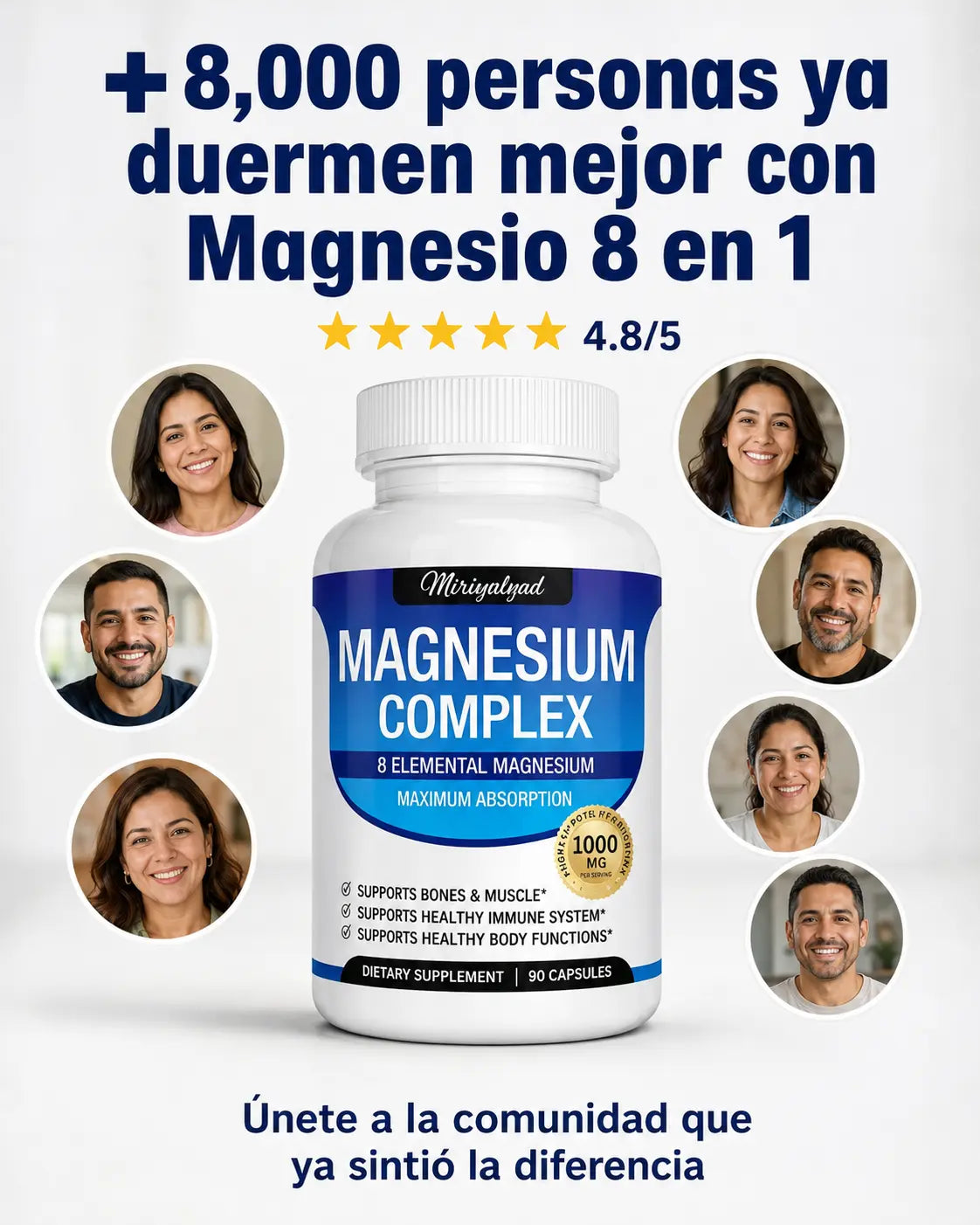 Magnesium 8-in-1 – Support for Muscles, Energy, and Well-being