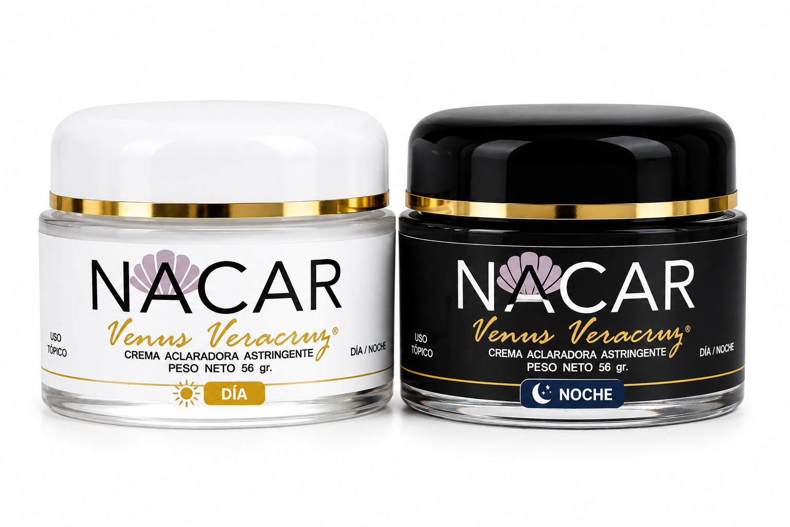NACAR Venus Veracruzy® Day & Night Brightening Cream Set