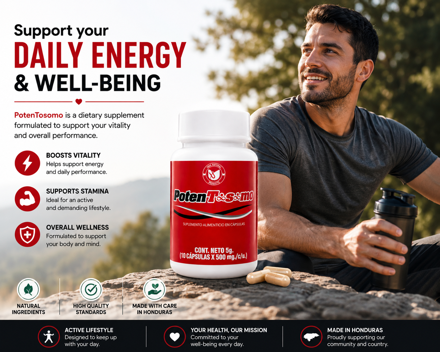 PotenTisimo® – Daily Energy & Vitality Support (500 mg)