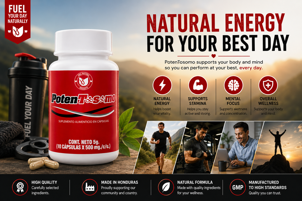 PotenTisimo® – Daily Energy & Vitality Support (500 mg)