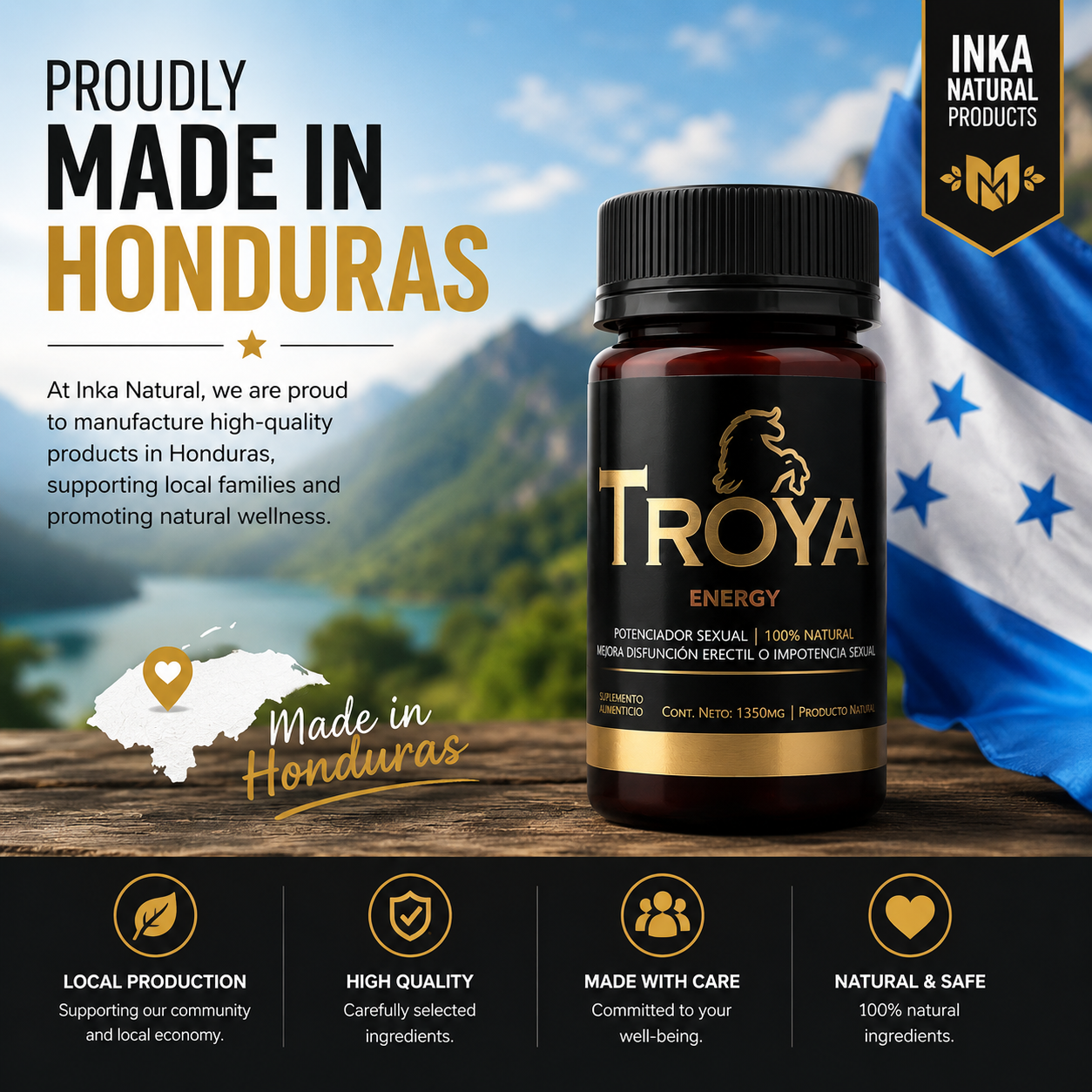 Troya Energy® – Natural Energy & Performance Support