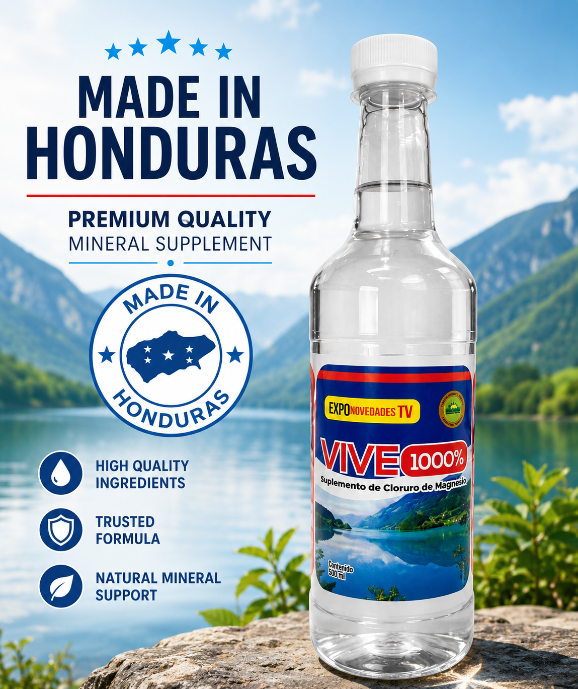 VIVE 1000%® – Magnesium Chloride Liquid Supplement
