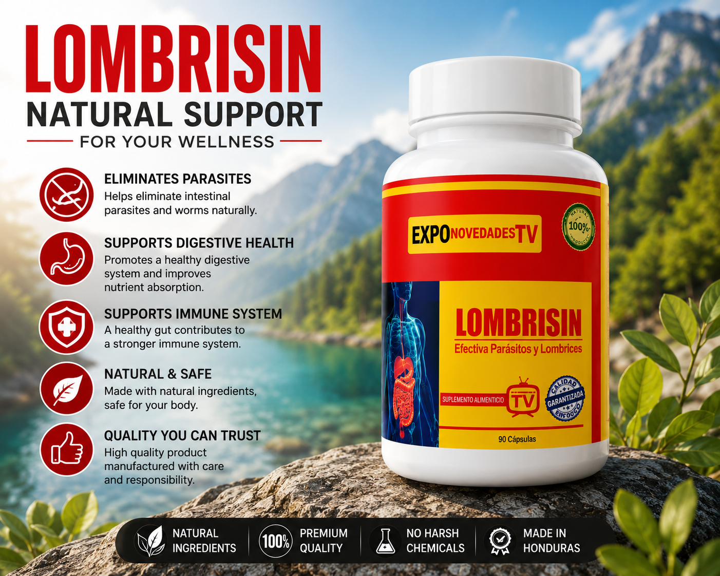 LOMBRISIN® – Natural Digestive & Intestinal Wellness Support