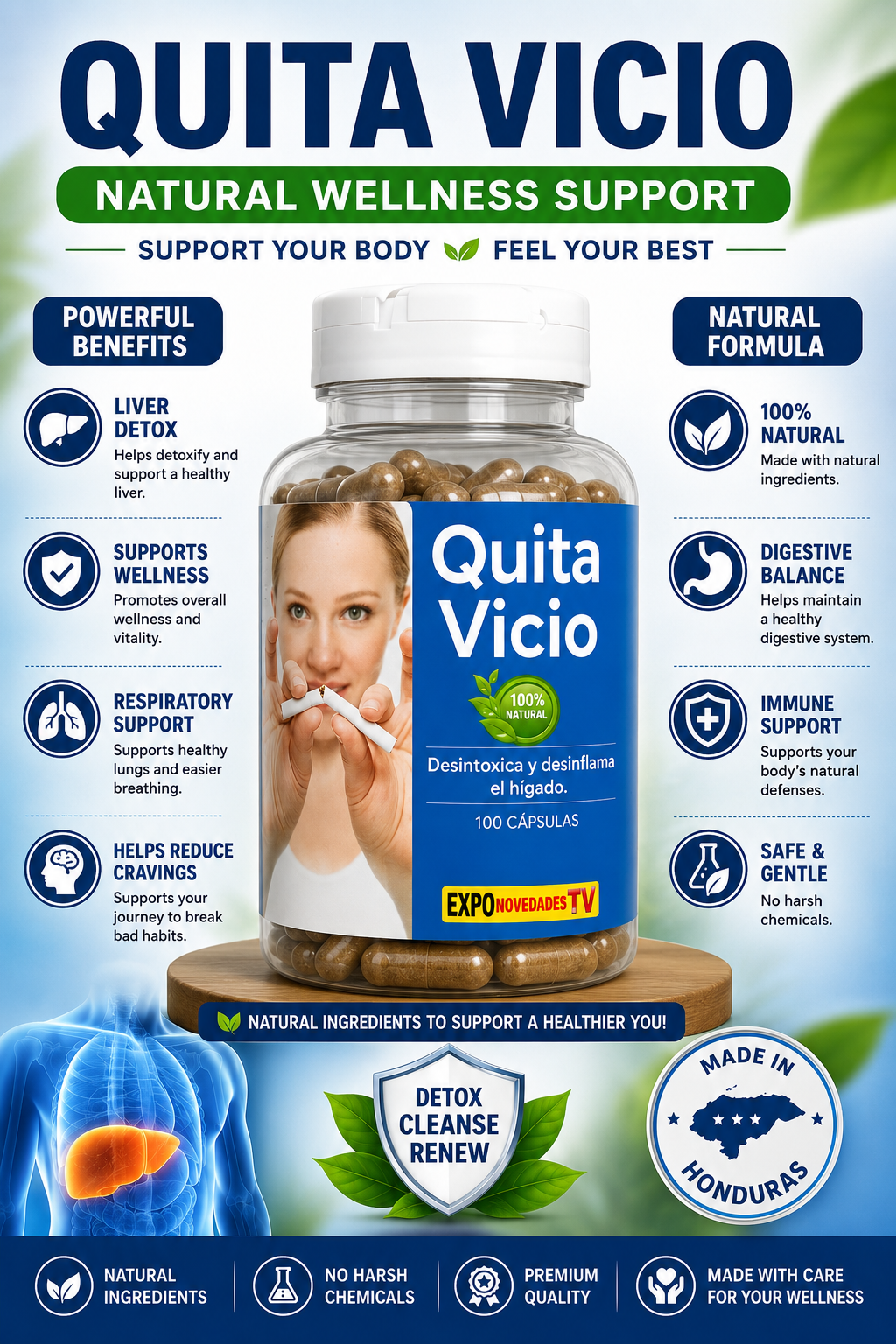 Quita Vicio® – Natural Wellness Support Supplement