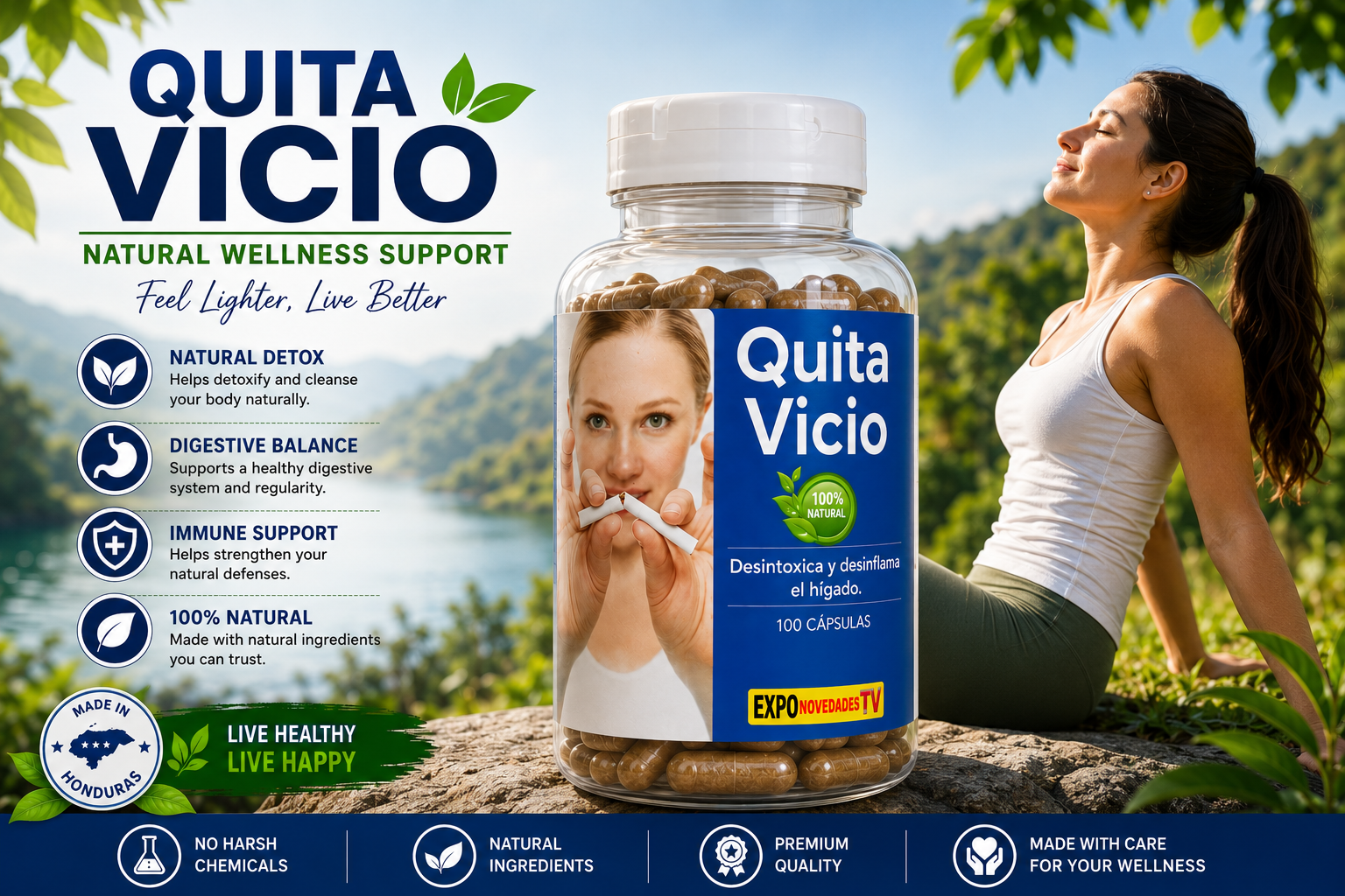 Quita Vicio® – Natural Wellness Support Supplement