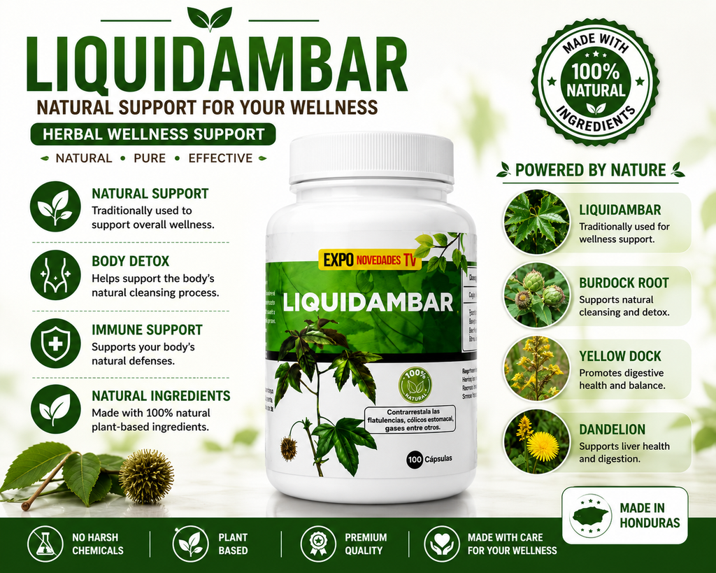 LIQUIDAMBAR® – Natural Herbal Digestive & Wellness Support