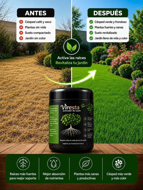 Viresta® – Plant biostimulant | Promotes root growth and revitalizes the soil